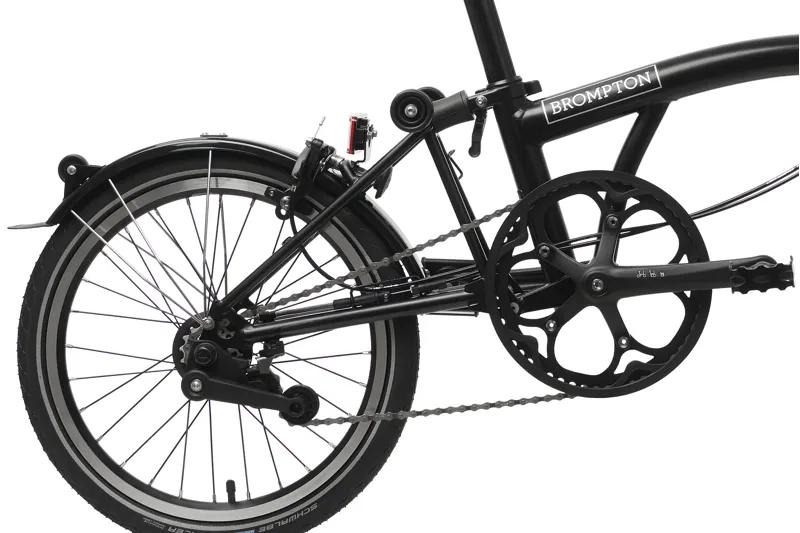 Brompton C Line 2-Speed Folding Bike 2025 in Matt Black-1